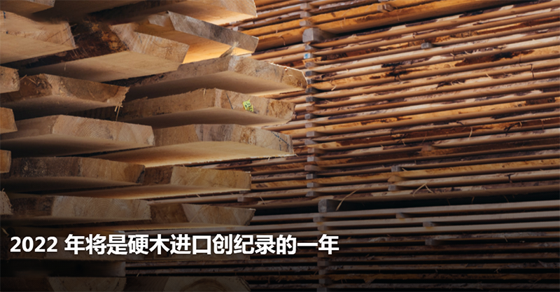 2022年将是硬木进口创纪录的一年